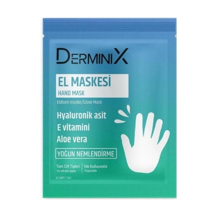 Derminix Hyaluronik Asit & E Vitamini & Aloe Vera Ayak Maskesi