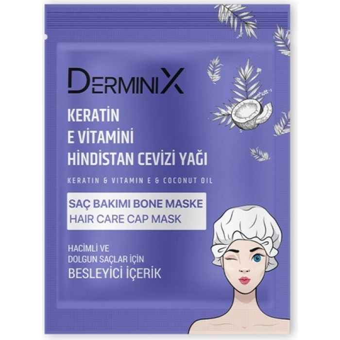 Derminix Keratin & E Vitamini & Hindistan Cevizi Yağı Bone Saç Maskesi