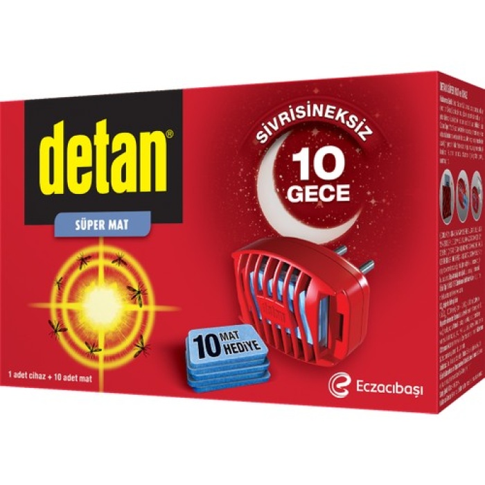 Detan Süper Mat Cihaz + 10Lu Yedek