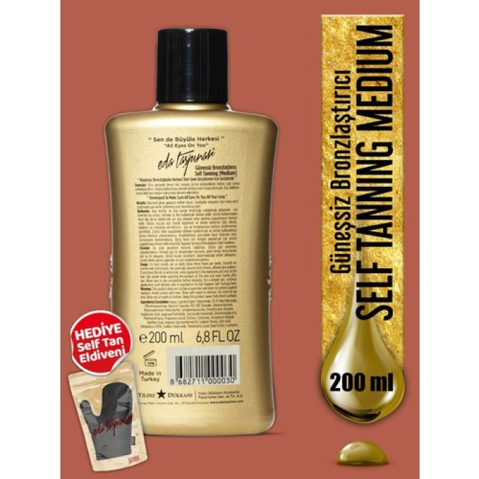 Eda Taşpınar Self Tan Medium Güneşsiz Bronzluk