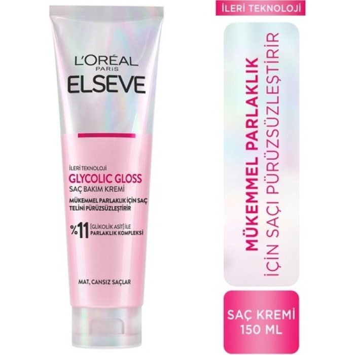 Elseve Glycolic Gloss Saç Kremi 150Ml