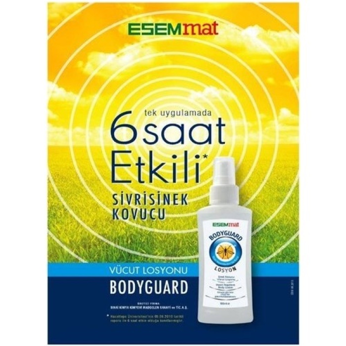 Esemmat Bodyguard Sinek Kovucu Vücut Losyonu 100Ml