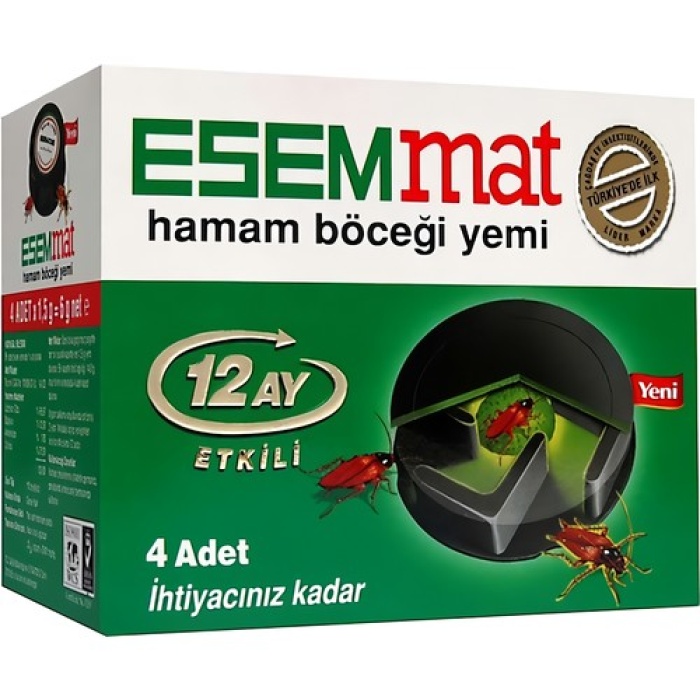Esemmat Hamam Böceği Yemi 674 4 Adet