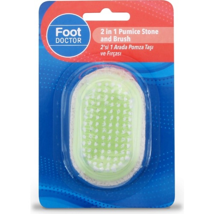 Foot Doctor 2Si 1 Arada Pomza Taşı Ve Fırçası (Fd.047)