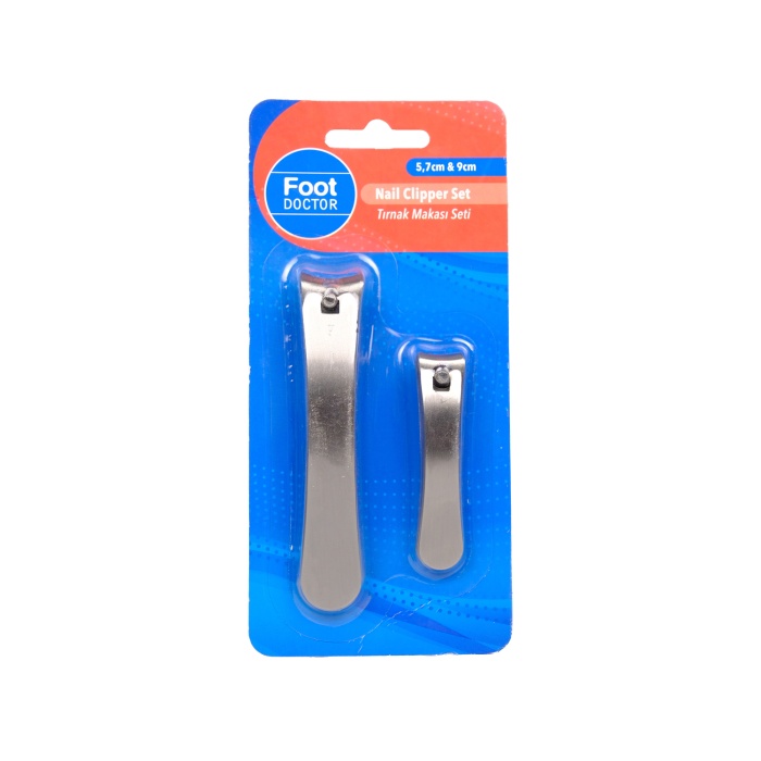 Foot Doctor Tırnak Makası 2Li Set 5,7Cm Ve 9 Cm (Fd.051)