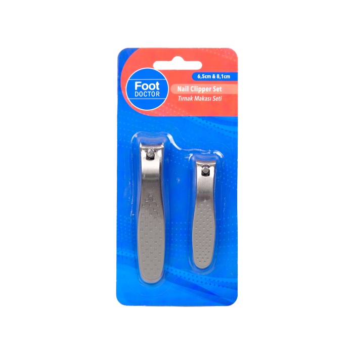 Foot Doctor Tırnak Makası 2Li Set 6,5Cm Ve 8,1 Cm (Fd.052)