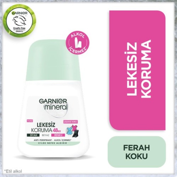 Garnıer Roll-On Bayan 50Ml Ferah Koku&Lekesız Koruma