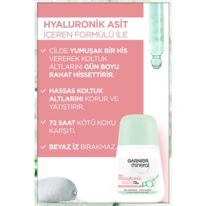 Garnıer Roll-On Bayan 50Ml Hyaluron