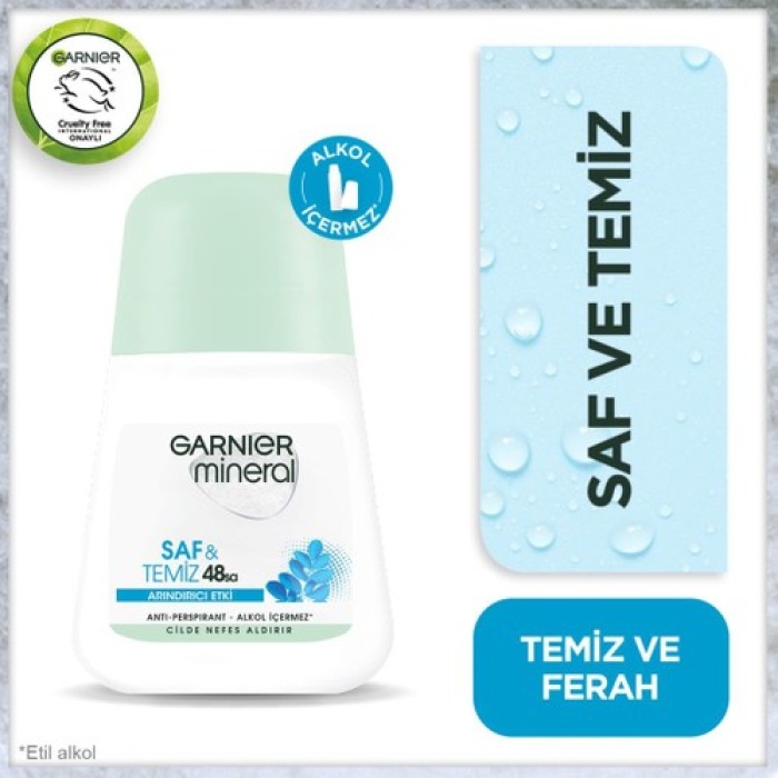 Garnıer Roll-On Saf & Temiz 50Ml Bayan