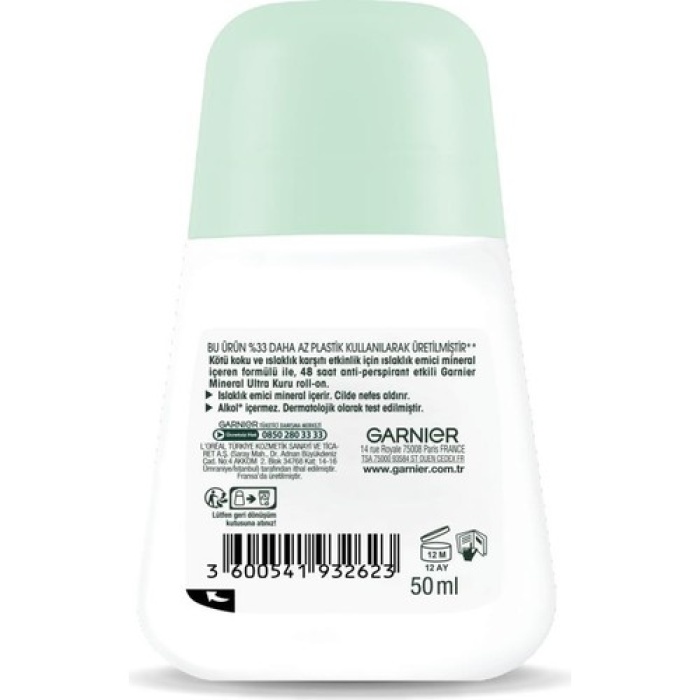 Garnıer Roll-On Ultra Koruma 50Ml Bayan