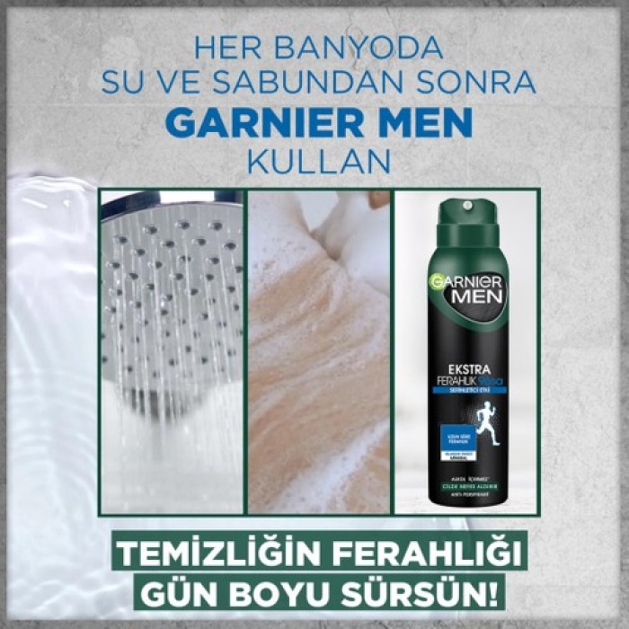 Garnıer Men Deodorant Extra Ferahlık 150Ml