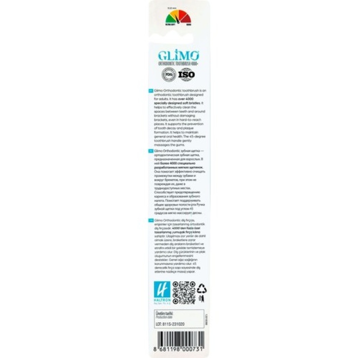 Glımo Orthodontıc Toothbrush 4.000+