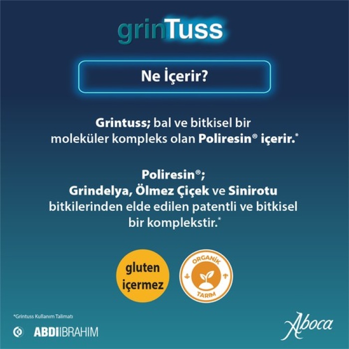 Grintuss Yetişkin Öksürük Şurubu 128 Gr