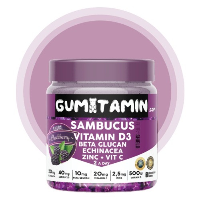 Gumıtamın Sambacus Vıtamınd3 60 Kapsul Gummıes