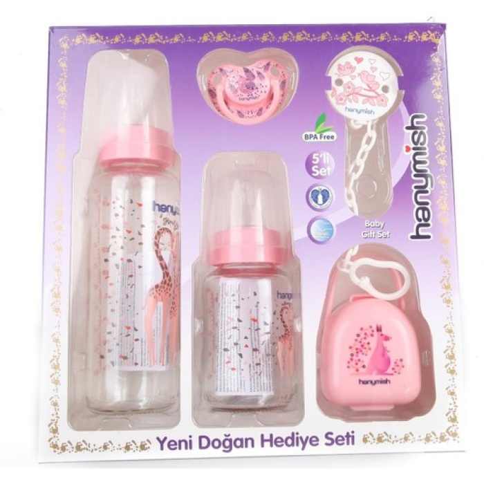 Hanymish 654 Hediye Seti Pvc Pembe