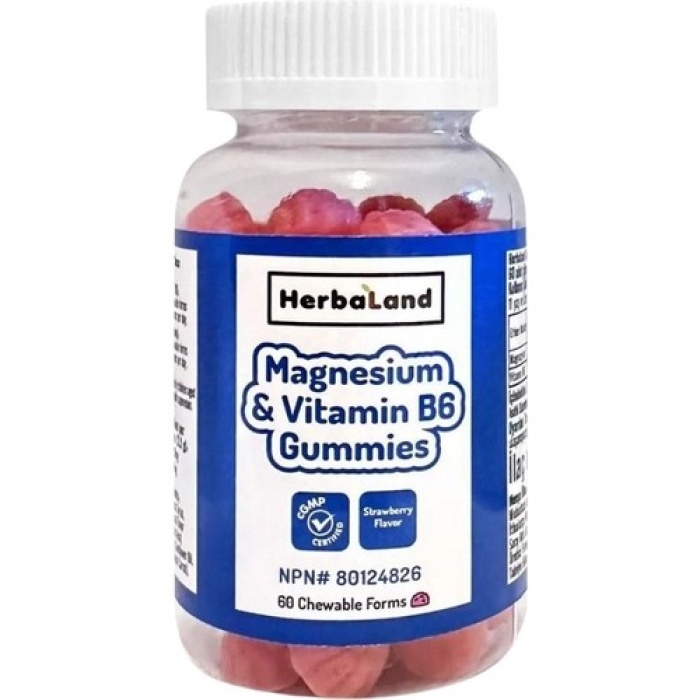 Herbaland Gummıes Magnesıum&Vıtamın B6