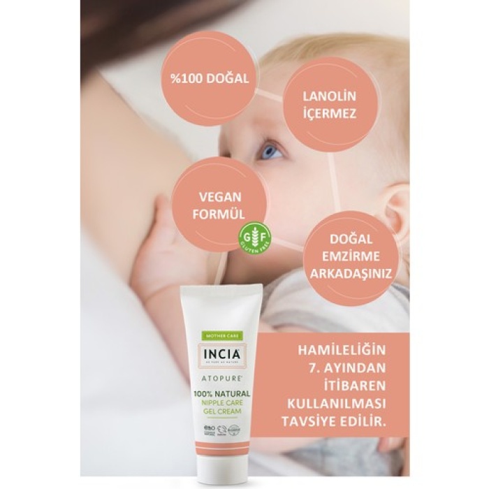 Incia Gögüs Ucu Jel Bakım Kremi 30Ml