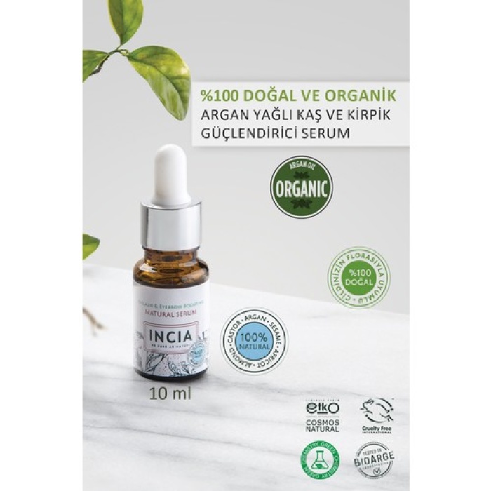 Incia Kaş Ve Kirpik Güçlendirici Serum 10Ml
