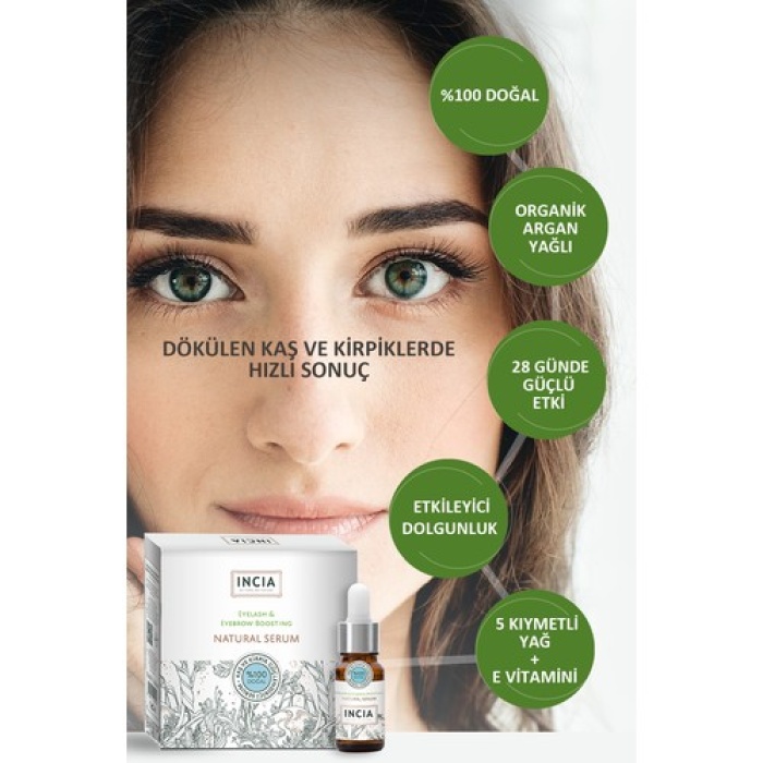 Incia Kaş Ve Kirpik Güçlendirici Serum 10Ml