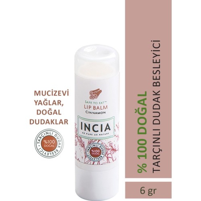 Incia Lip Balm Tarçınlı Dudak Besleyici 6Gr