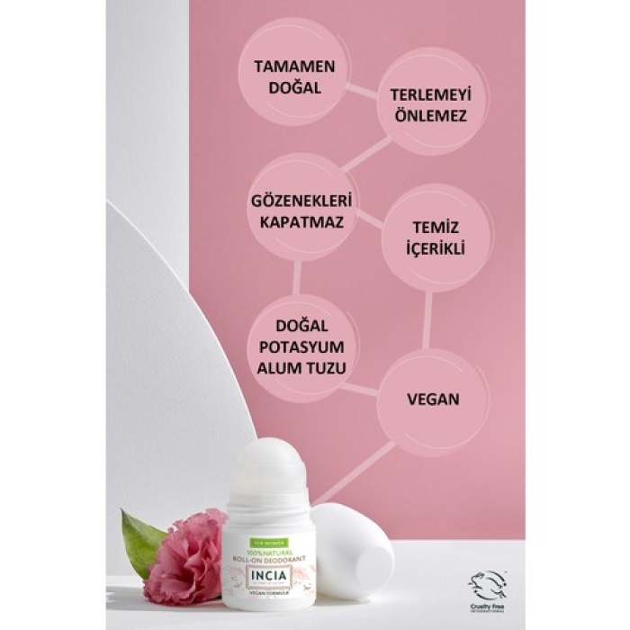 Incia Roll-On Deodorant Kadınlar İçin 50Ml