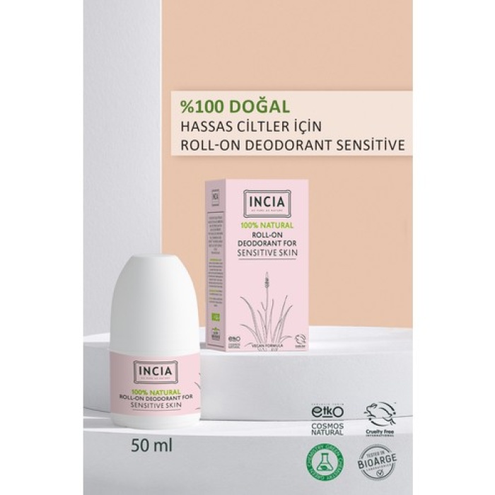 Incia Roll-On Hassas Ciltler 50Ml