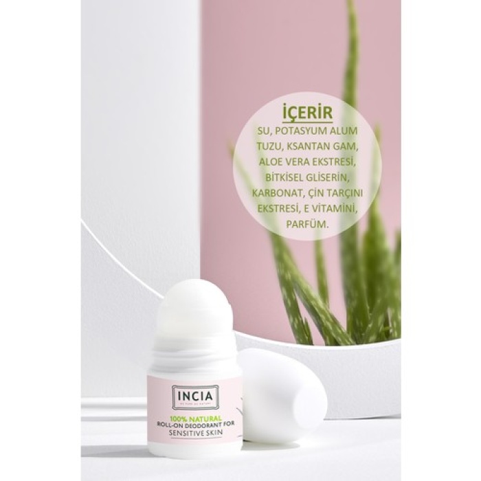 Incia Roll-On Hassas Ciltler 50Ml