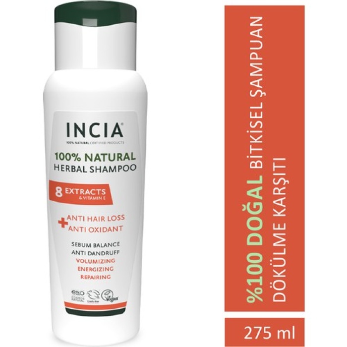 Incia Şampuan Saç Dökülmesine Karşı Etkili 275Ml