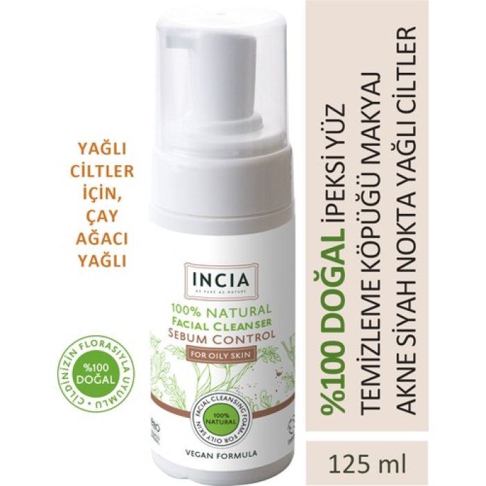Incia Yüz Temizleme Köpüğü İpeksi 125Ml
