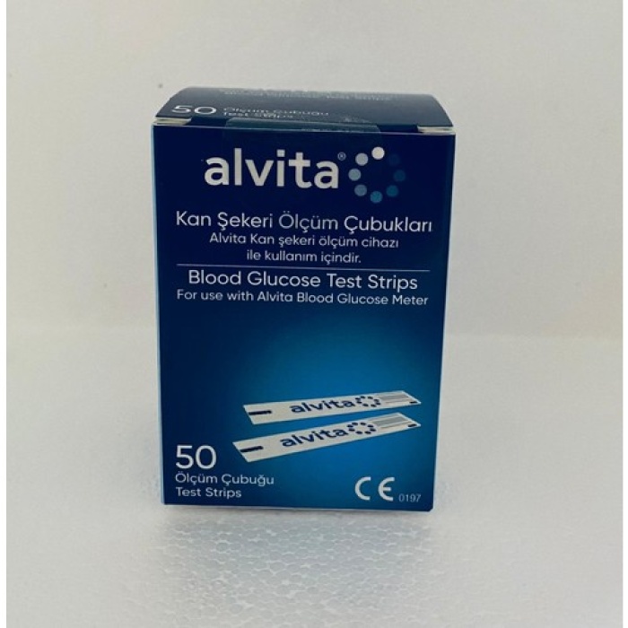 Alvita Şeker Ölçüm Stripi 50Li