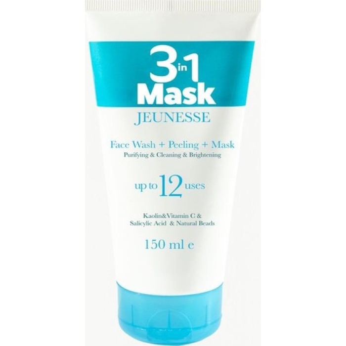 Selmaks 3 İn 1 Maske ( Yüz Yıkama + Peeling + Maske ) Jeunesse 150 Ml