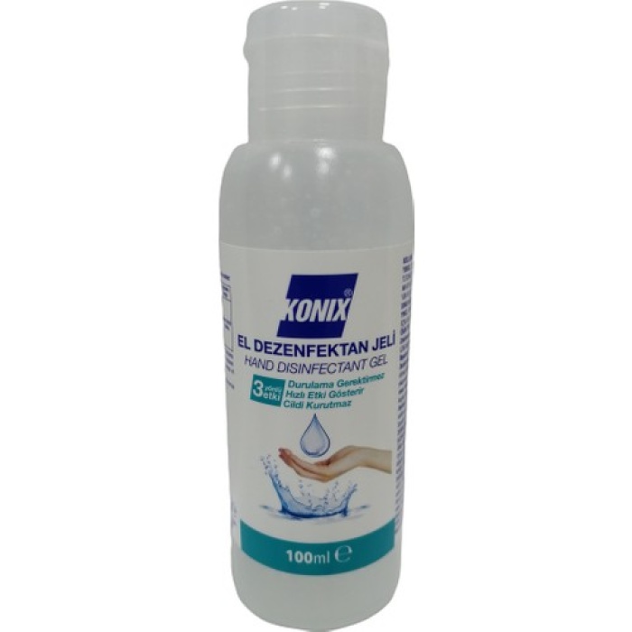 Konix El Dezenfektanı Jel 100 Ml (Biyosidal Ruhsatlı)