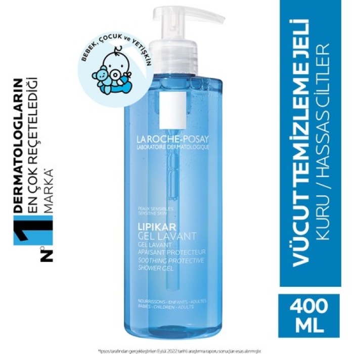 La Roche Posay Lipikar Gel Lavant - Jel Temizleyici 400 Ml