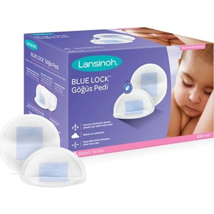 Lansınoh Blue Lock Göğüs Pedi 100 Adet