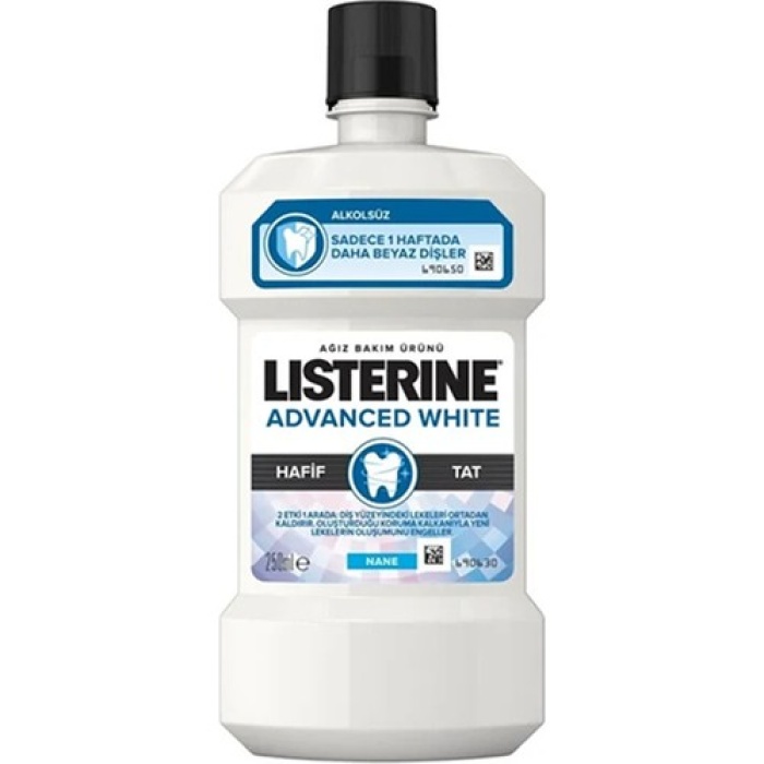 Listerine 250Ml Advanced White Hafif Tat
