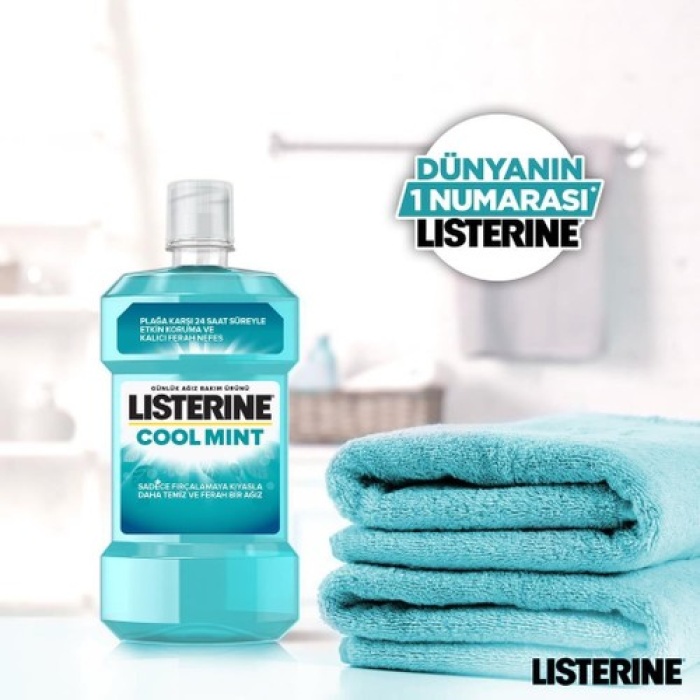 Listerine Kofre Cool Mint 500Ml + 250Ml
