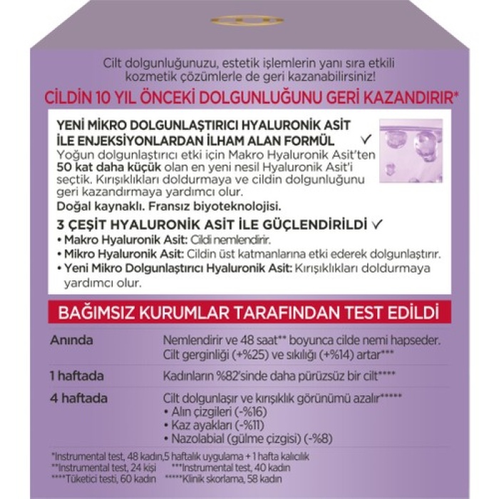 Loreal Revıtalıft Fıller Gunduz Kremı