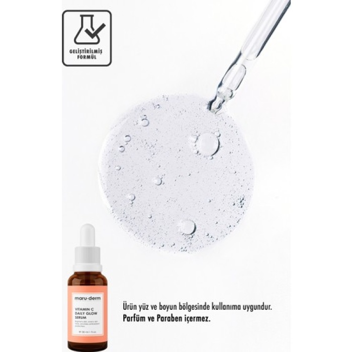Maruderm C Vitamini Ve Peptid Aydınlatıcı Cilt Bakım Serumu 30 Ml (W)