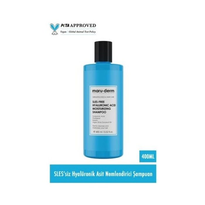 Maruderm Sles-Free Hyaluronic Acid Moisturizing Shampoo 400 Ml (P)