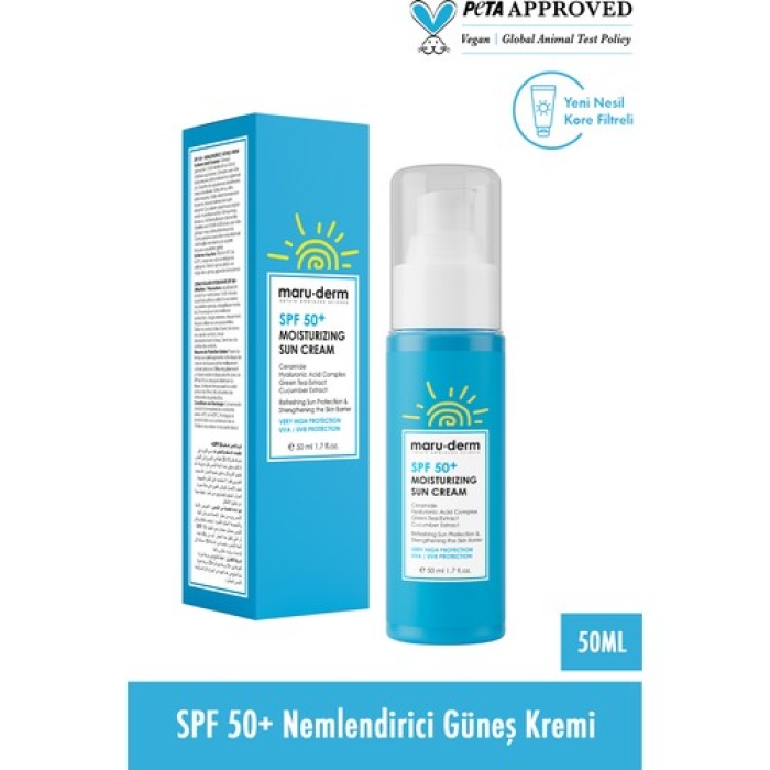 Maruderm Spf 50+ Nemlendirici Güneş Kremi 50 Ml (W)