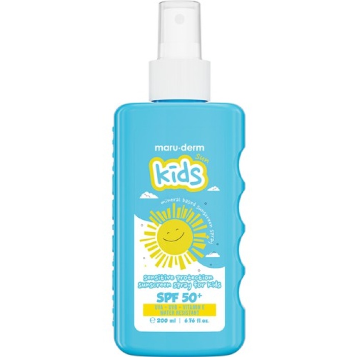 Maruderm Spf 50+ Sensitive Protection Mineral Sunscreen Spray For Kids 200 Ml