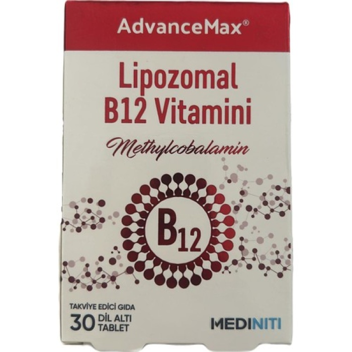 Advancemax Lıpozomal B12 30 Dıl Altı Tablet