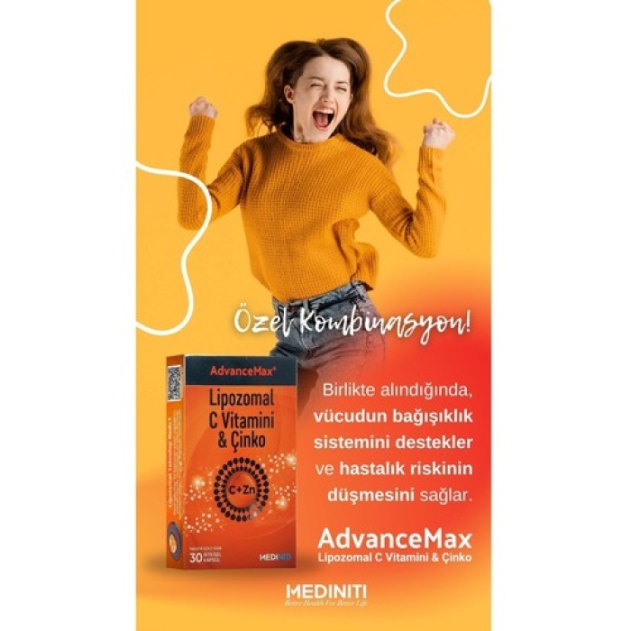 Advancemax Lıpozomal C+Cınko 30 Kapsul