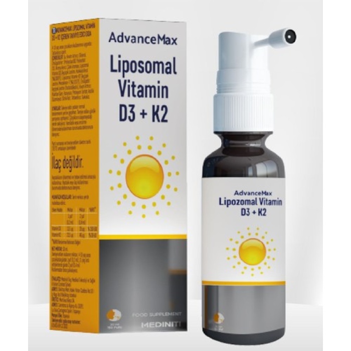 Advancemax Lıpozomal D3+K2 Sprey