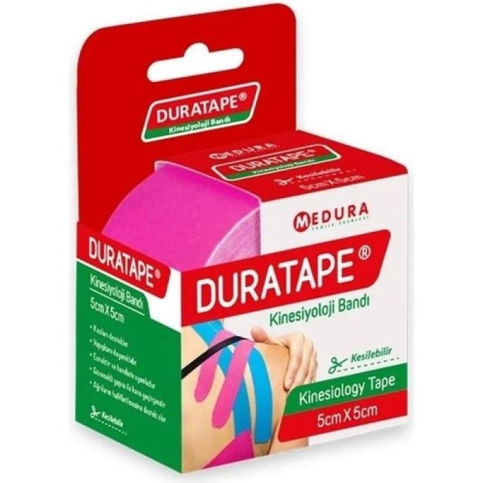 Duratape Kinesiyoloji Bandı 5Cmx5M Pembe
