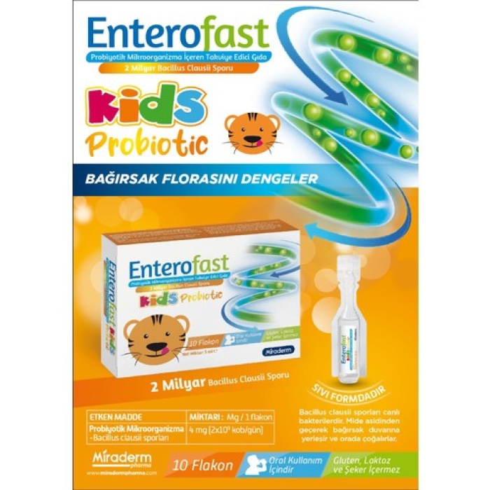 Enterofast Kıds Probıotıc 10Fl