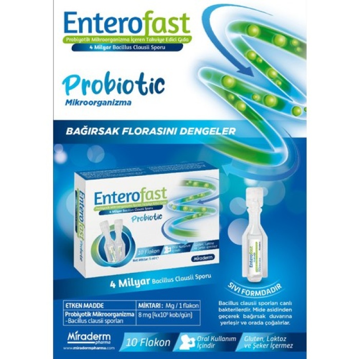 Enterofast Probıotıc 10 Flakon