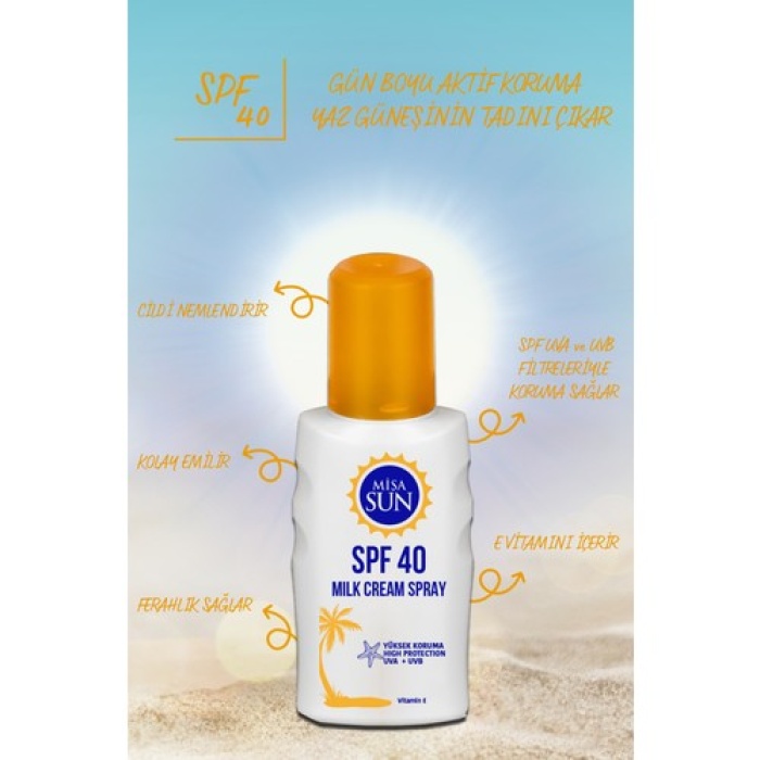 Misa Sun Beach F40 Milk 200Ml