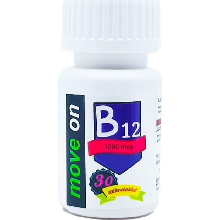 Move On B12 1000 Mcg 30 Mikrotablet