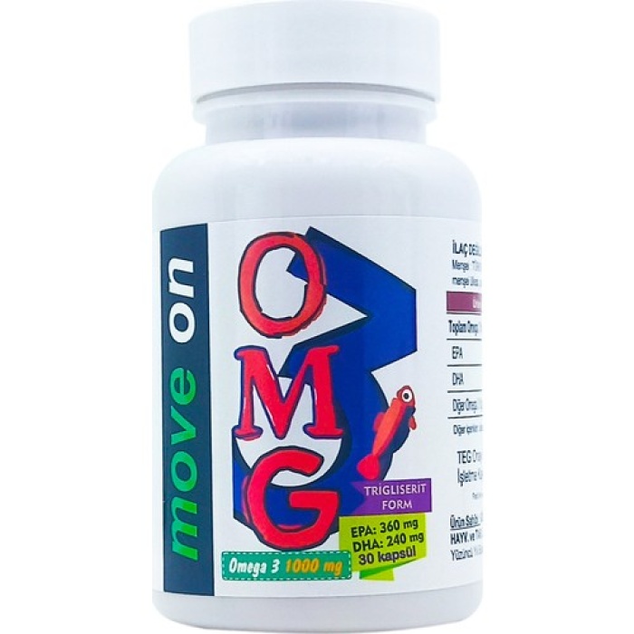 Move On Omega 3 1000 Mg 30 Kapsül